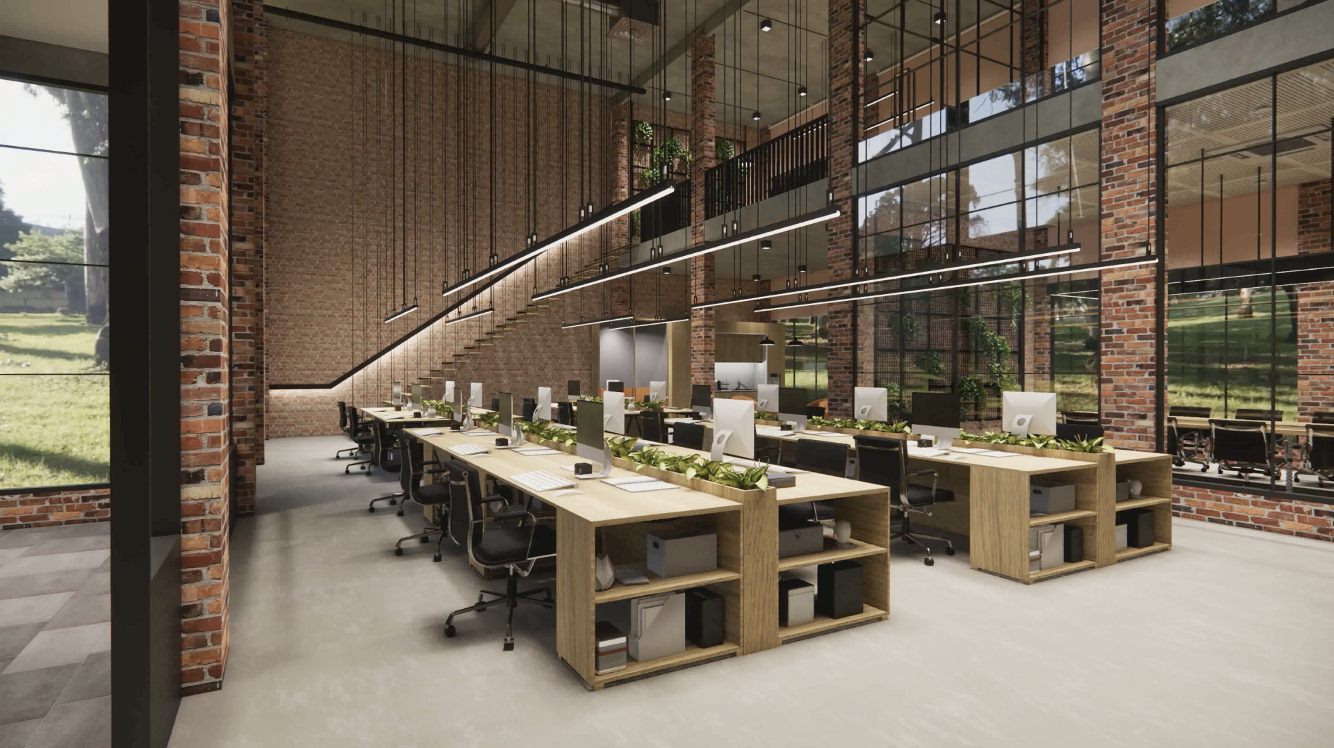 Office Interiors for a Large Company